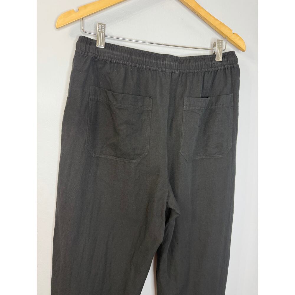 Apiece Apart Everyday Pull-On Pants Black Relax Women's M Casual Wardrobe - Picture 12 of 13